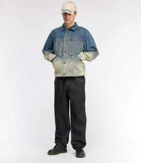Dime Denim Jacket Dipped Sandblasted Indigo