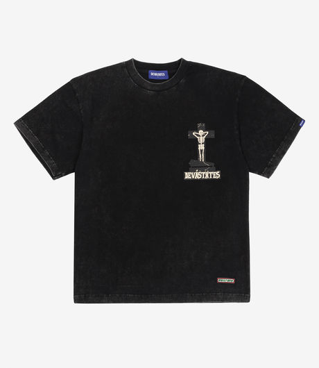 Devá States T-shirt Styx Washed Black