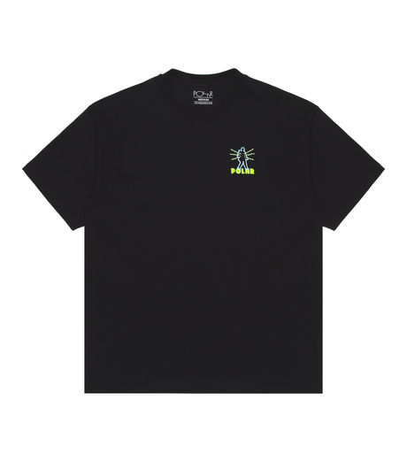 Polar Skate Co Electric Man Tee Black