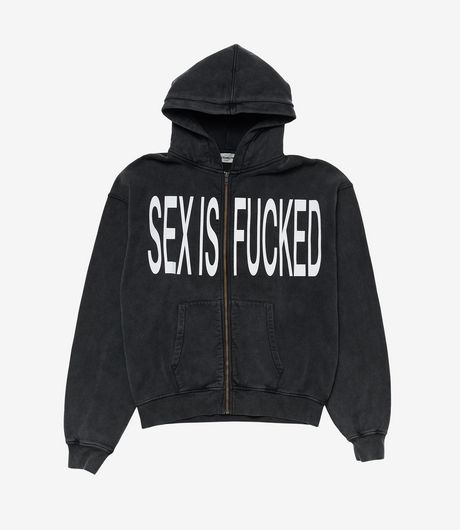 Carne Bollente Censor Me Baby Hoodie Off-Black 