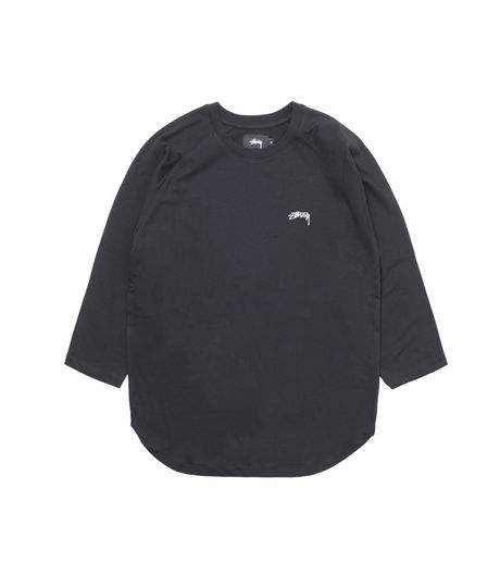Stussy Laguna Dot Raglan Jersey Black