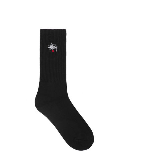 Stussy Basic Logo Crew Socks Black