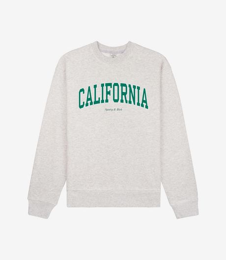 Sporty & Rich California Crewneck Heather Grey