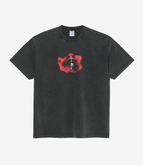 Polar Skate Metal Logo Tee Silver Black