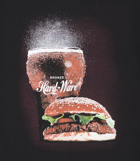 Bronze 56K Burger Tee Black
