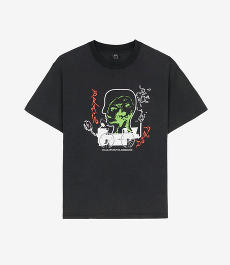 Brain Dead Alien Tractor T-Shirt Black