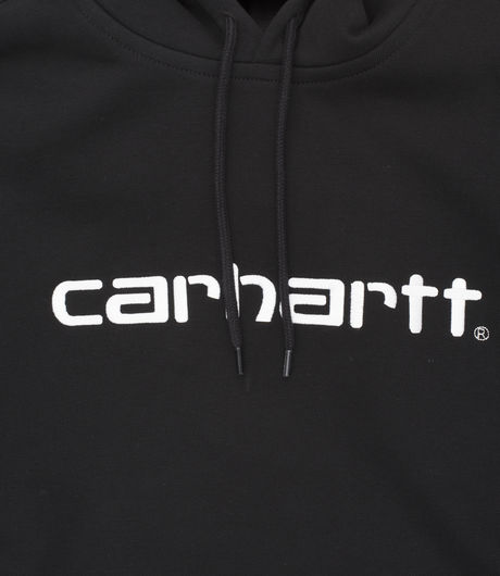 Carhartt WIP Hooded Sweatshirt Black/White
