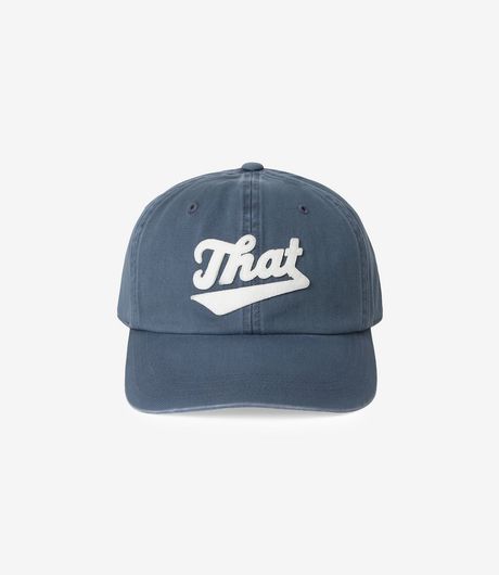 Thisisneverthat Overdyed That Applique Cap Washed Navy