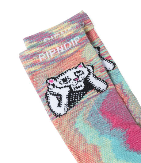 Ripndip Stoner Socks Trippy Pattern