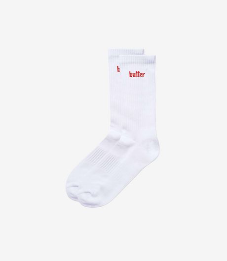 Butter Goods Basic Socks White