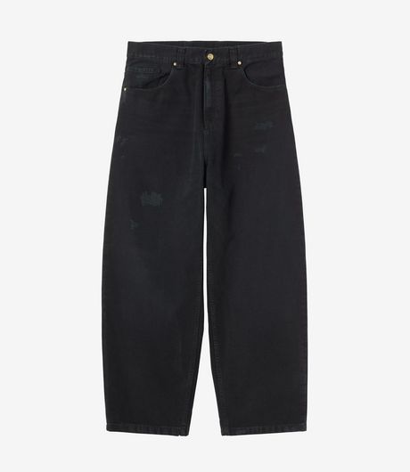 Carhartt WIP Brandon Pant Dearborn Canvas Black Grind Wash
