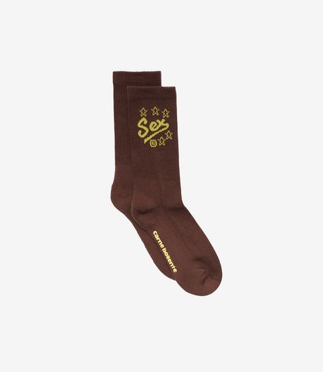 Carne Bollente Shocks Socks Brown
