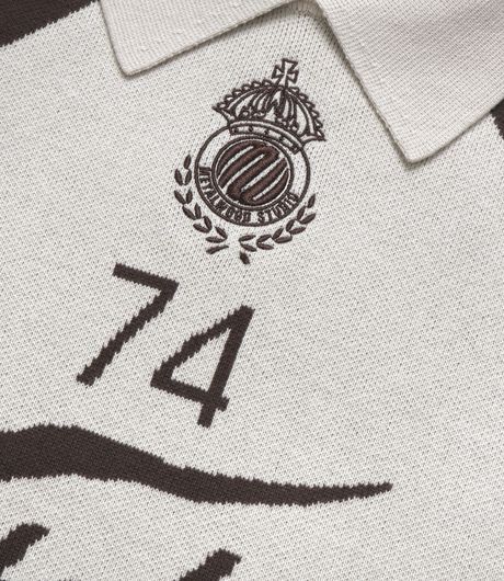 Metalwood Studio Knit Football Top Cream