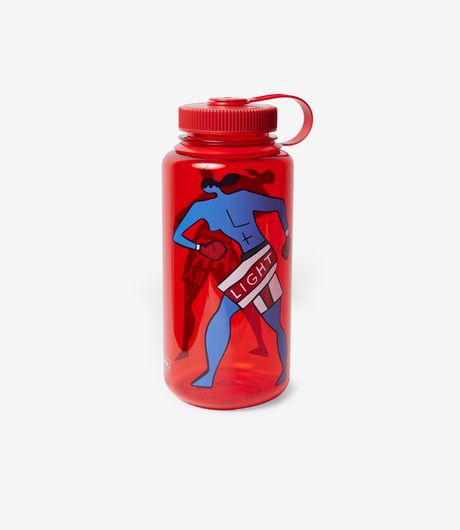by Parra Water Slapped Nalgene Bottle Red