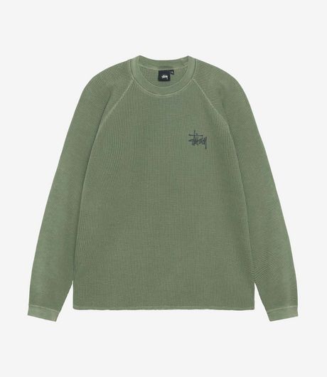 Stussy Raglan Thermal Basic Stock Sage