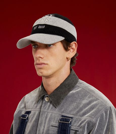 SSSTUFFF Knitted Cap Grey