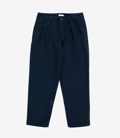 POP Trading Company Wool Hewitt Suit Pants Navy