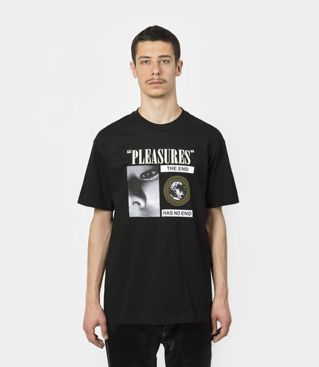 PLEASURES No End T-Shirt Black
