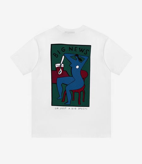 by Parra Big News T-Shirt White
