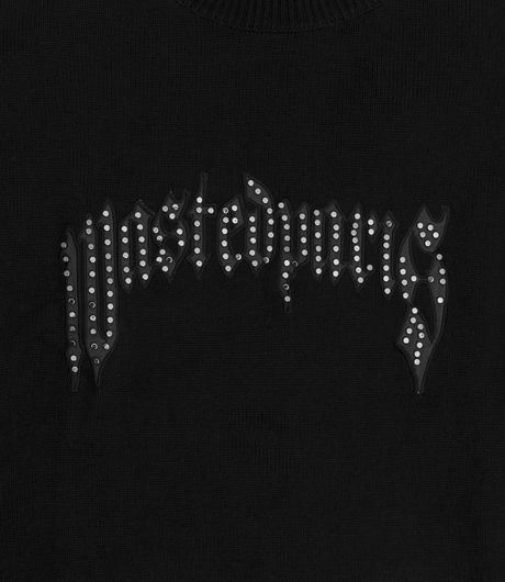 Wasted Paris Iron Pitcher Sweater Black