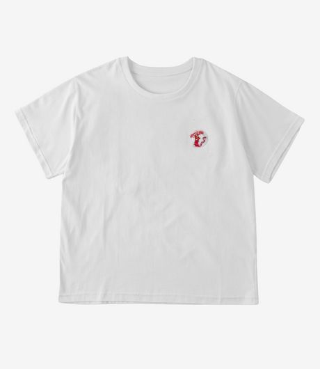 SSSTUFFF LED Missing Cat Tee White