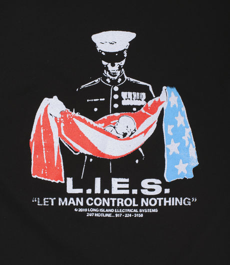 L.I.E.S. Records Aborted Mission Tt-Shirt Black