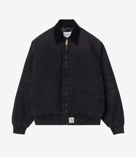 Carhartt WIP OG Santa Fe Jacket Dearborn Canvas Black/Black Stone Canvas