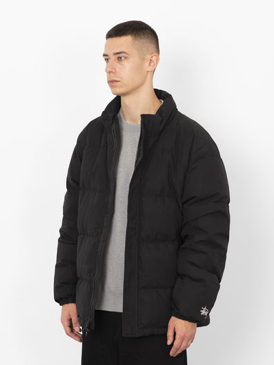 Stussy Solid Puffer Jacket Black