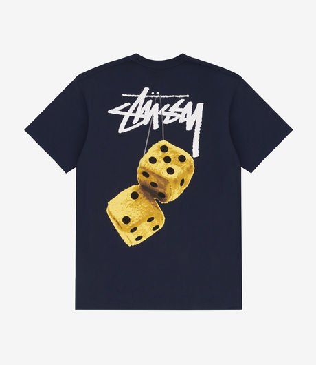 Stussy Fuzzy Dice Tee Navy