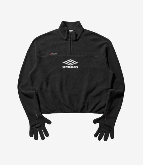 Umbro Fazi Gloved Polartec Fleece Dark Grey