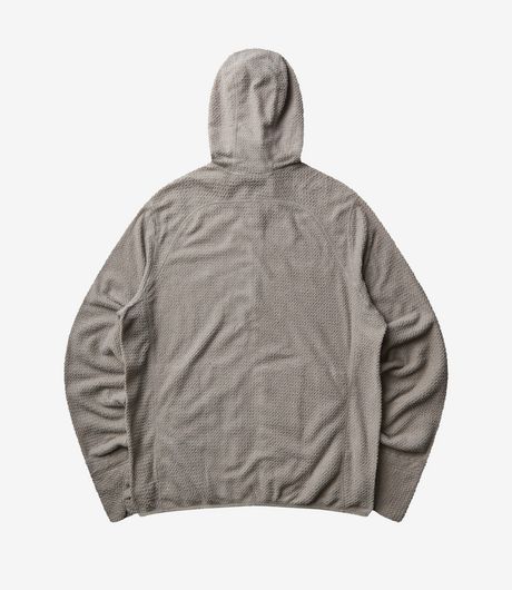 ROA Awi Thermal Zip Up Hoodie Light Grey
