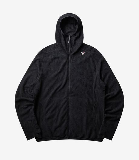 ROA Awi Thermal Zip Up Hoodie Black