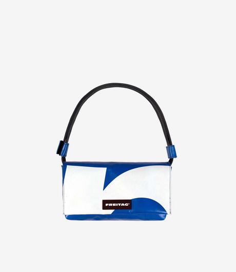 Freitag F171 Laura Small Shoulder Bag Blue/White