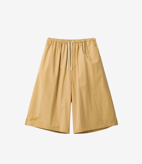 SSSTUFFF Logo Bermuda Shorts Brown