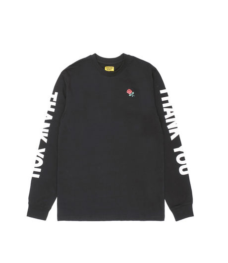 Chinatown Market Thank You LS T-Shirt Black