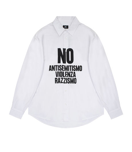 Patta No Violenza Poplin Longsleeve Shirt White