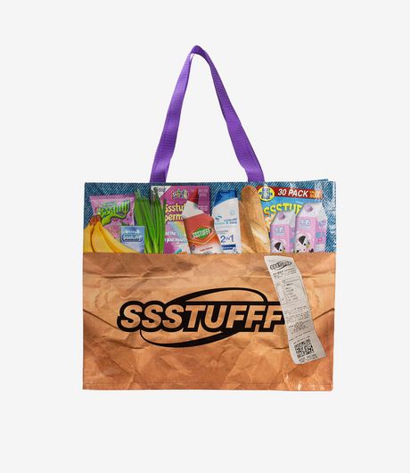 SSSTUFFF Grocery Bag Brown