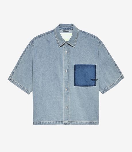 New Amsterdam Surf Association Lyocell Short Sleeves Light Blue