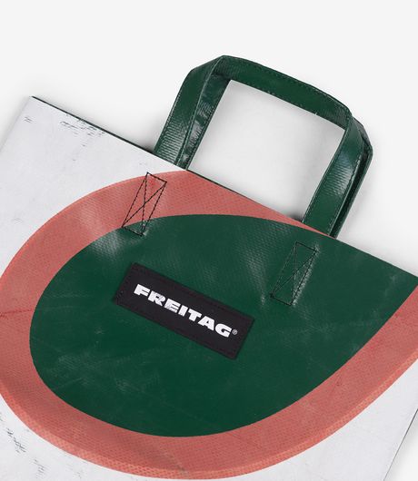 Freitag F52 Miami Vice Shopper White/Green/Orange 2