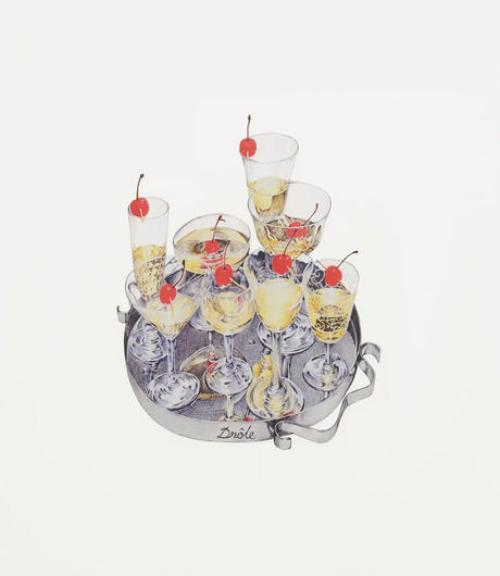 Drôle de Monsieur Le T-Shirt Cocktails Off White