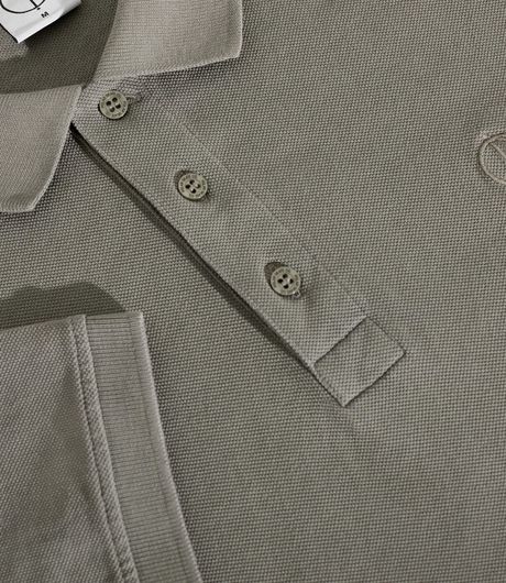 Polar Skate Co Surf Polo Shirt Washed Grey