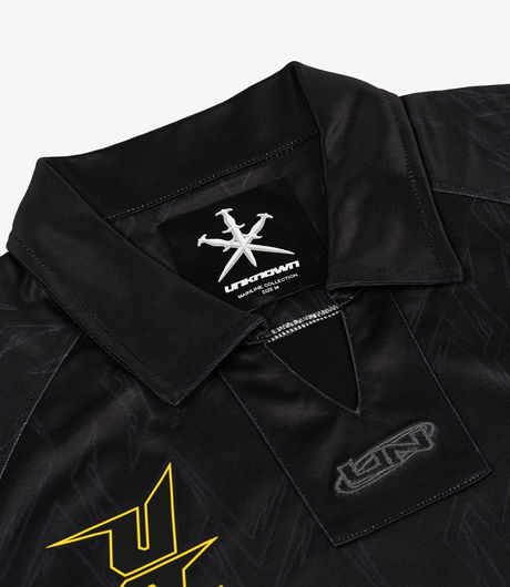 Unknown London Monogram Football Shirt Black