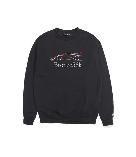 Bronze 56K Motorsport Crewneck Black