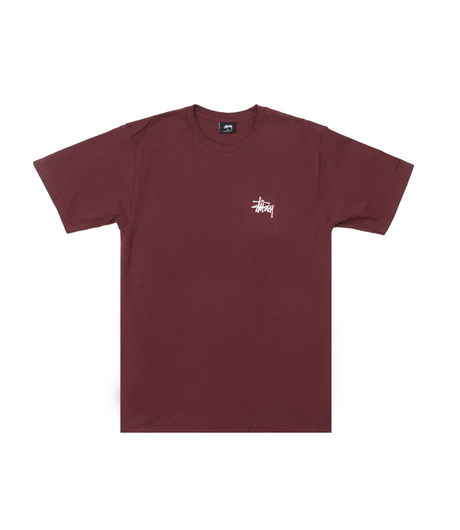 Stussy Basic Tee Wine 