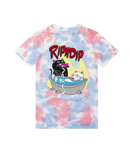 Ripndip Bath Time Tee Pink Tie Dye