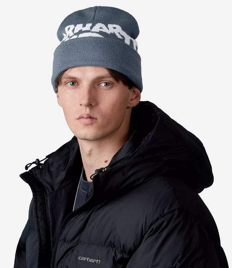 Carhartt WIP Cut Out Beanie Icesheet/White