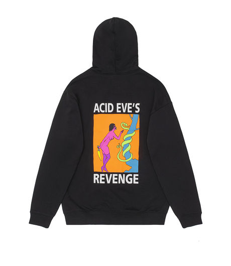 Patta Acid Eve Hooded Sweater Black