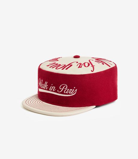 Walk In Paris Teddy Cap Red