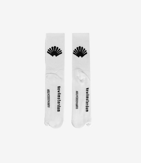 New Amsterdam Surf Association Toe Socks Single White