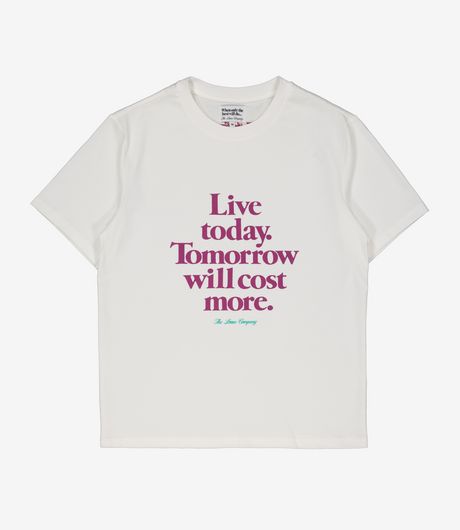 The Loose Company Live Today T-Shirt White
